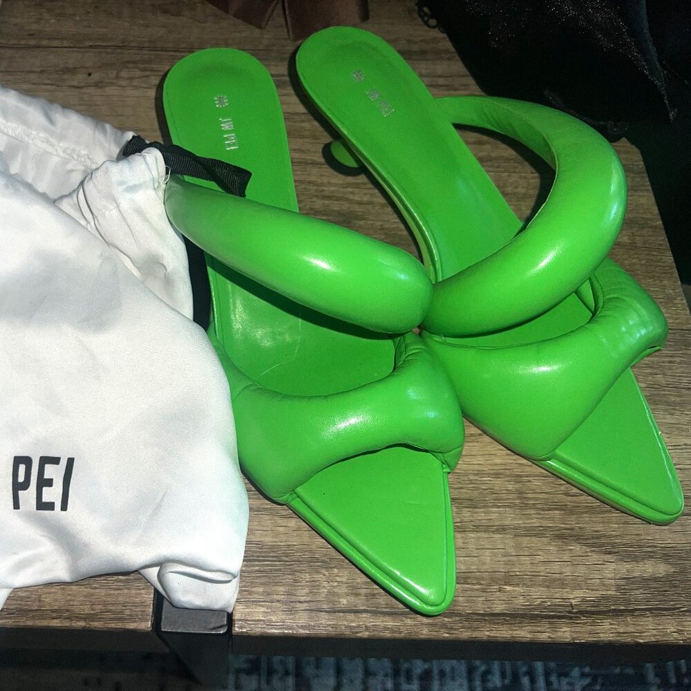 JW Pei Green Heels